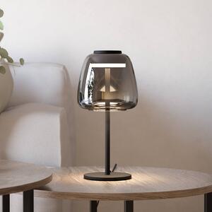 EGLO connect LED stolová lampa Alfero-Z, RGB, čierna, Čierna, Obývacia izba / jedáleň, kov, Moderný, Stojacie svietidlo