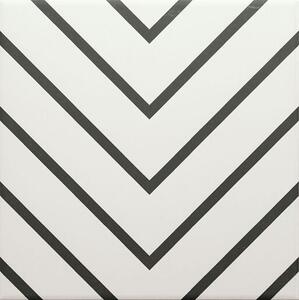 Dlažba Ribesalbes Echo čiernobiela 20x20 cm mat ECHO20