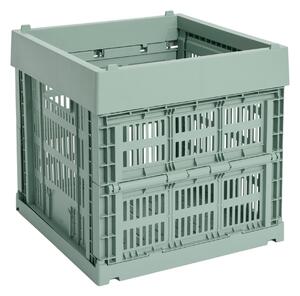Úložný box Colour Crate, Cube, Sage Green – HAY