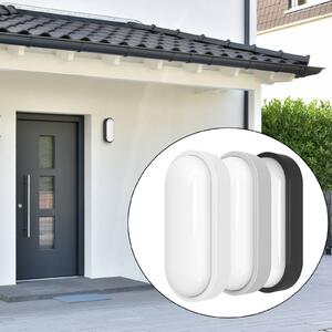 MEGATRON LED vonkajšie nástenné svietidlo Zella Neo XL Sensor, sivá, IP54, Hliník / sivá / zinok, Chodba, Plast