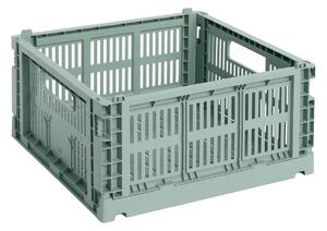 Úložný box Colour Crate, Medium Square, Sage Green – HAY