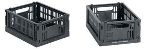 Úložné boxy Colour Crate, Mini, 2 kusy, Charcoal – HAY