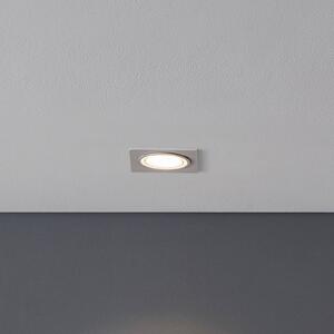 EGLO connect inteligentné LED svietidlo Carosso-Z, 9 x cm, biele, Biela / opálová, Obývacia izba / jedáleň, Hliník, Moderný, Zapustené stropné svietidlo