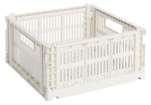Úložný box Colour Crate, Medium Square, Off-White – HAY