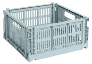 Úložný box Colour Crate, Medium Square, Dusty Blue – HAY