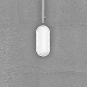 MEGATRON LED vonkajšie nástenné svietidlo Zella Neo XL Sensor, biela, IP54, Biela / opálová, Chodba, Plast