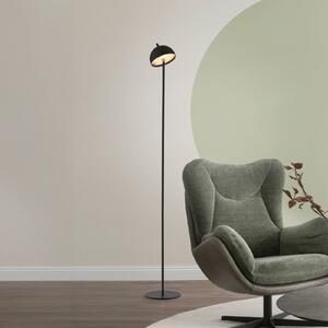 Schöner Wohnen LED stojacia lampa na batériu Bellis, čierna, IP54, Čierna, Obývacia izba / jedáleň, kov, Škandinávsky, Stojaca lampa