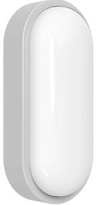 MEGATRON LED vonkajšie nástenné svietidlo Zella Neo XL, sivá, IP54, Hliník / sivá / zinok, Chodba, Plast