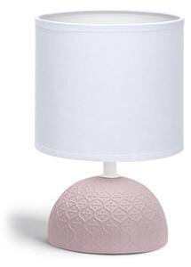 Aigostar - Stolná lampa 1xE14/40W/230V ružová/biela