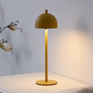 Schöner Wohnen LED stolová lampa na batérie Bellies, Blütenzauber IP54, Žltá / oranžová, Obývacia izba / jedáleň, kov, Škandinávsky, Stojacie svietidlo