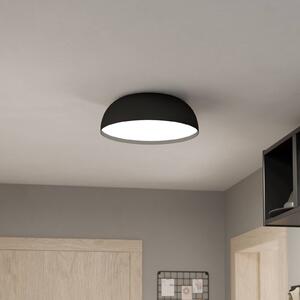 EGLO connect Smart stropné LED svetlo Tollos-Z, Ø 40 cm, Čierna, Obývacia izba / jedáleň, Hliník, Moderný, Závesné svietidlo