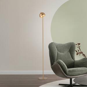 Schöner Wohnen LED stojacia lampa na batérie Bellis, zlatá, IP54, Mosadz / zlato, Obývacia izba / jedáleň, kov, Škandinávsky, Stojaca lampa