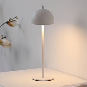 Schöner Wohnen stolová LED lampa Bellies, biela, IP54, Biela / opálová, Obývacia izba / jedáleň, kov, Škandinávsky, Stojacie svietidlo