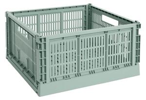 Úložný box Colour Crate, Large Square, Sage Green – HAY
