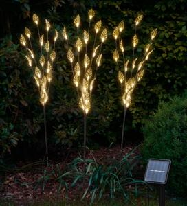Solárna lampa Listy 60 cm
