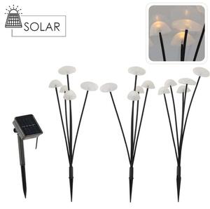 Solárna lampa Hríby 43 cm