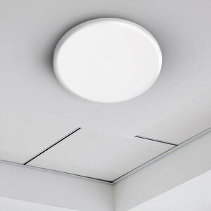 Zapustene LED svietidla Suma, Ø 15,5 cm, biela, stmievateľné, IP44, Biela / opálová, Kúpeľňa, Plast, Zapustené stropné svietidlo