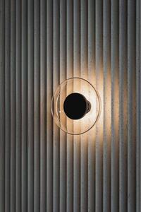MARSET LED nástenné svetlo Aura, Ø 18 cm, zapnutie/vypnutie, opálové, Biela / opálová, Obývacia izba / jedáleň, Sklo, Dizajn, Nástenné svietidlo