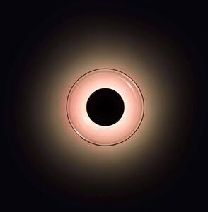 MARSET LED nástenné svetlo Aura, Ø 18 cm, On/Off, meď, Meď, Obývacia izba / jedáleň, Sklo, Dizajn, Nástenné svietidlo