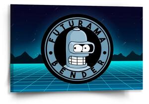 Sablio Obraz Futurama Bender Štvrtá dimenzia - 60x40 cm