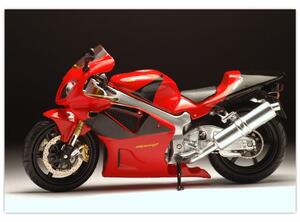 Obraz červené motorky (Obraz 60x40cm)