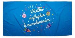 Sablio Uterák Všetko najlepšie k sviatku 2 - 30x50 cm