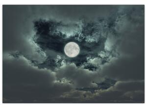 Obraz mesiace a mrakov (Obraz 60x40cm)