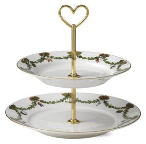 Porcelánový etažér Star Fluted Christmas