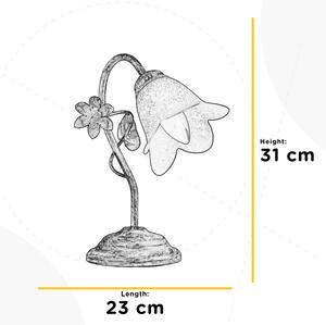 ONLI - Stolná lampa BOTTON DORO 1xE14/6W/230V