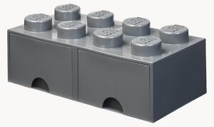 Úložná detská zásuvka LEGO s 8 gombíkmi Brick