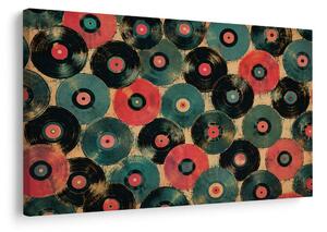 Obraz retro vinylové platne