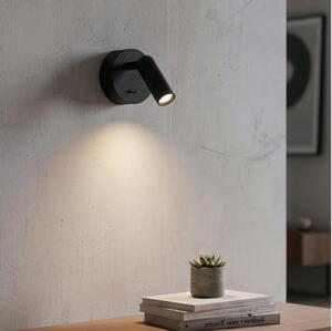 Ideal Lux - LED Nástenné bodové svietidlo BEAN LED/3W/230V CRI 90 čierna