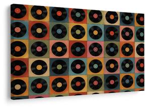 Obraz retro vinylové platne