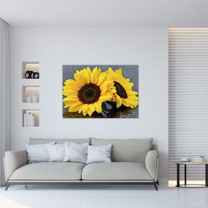 Obraz slnečnica (Obraz 60x40cm)