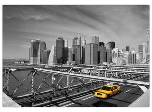 Obraz žltého taxíka (Obraz 60x40cm)