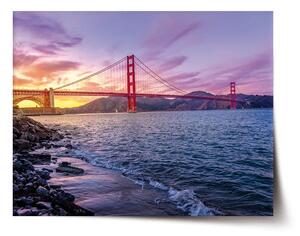 Sablio Plagát Golden Gate 5 - 60x40 cm