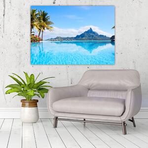 Moderný obraz - raj pri mori (Obraz 60x40cm)