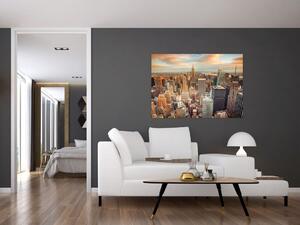 Moderný obraz do bytu - mrakodrapy (Obraz 60x40cm)