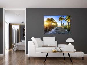 Moderný obraz do bytu - tropický raj (Obraz 60x40cm)