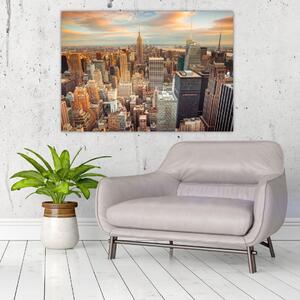 Moderný obraz do bytu - mrakodrapy (Obraz 60x40cm)