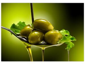 Obrazy do kuchyne - olivy (Obraz 60x40cm)