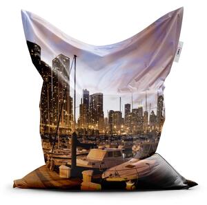 Sablio Sedací vak Mestský prístav - 150x100 cm