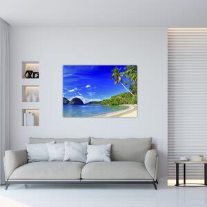 Obraz do bytu - piesočná pláž (Obraz 60x40cm)