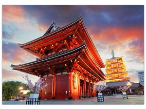 Obraz chrámu v Japonsku (Obraz 60x40cm)