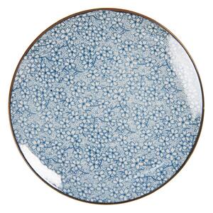 Dezertný tanier modré kvietky BlueFlow - O21 cm