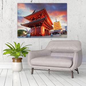 Obraz chrámu v Japonsku (Obraz 60x40cm)