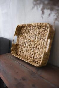 Podnos TIM, šírka 40 cm, vodný hyacint, natur