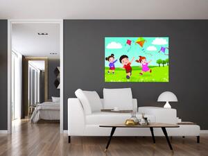 Deti na lúke - obraz na stenu (Obraz 60x40cm)