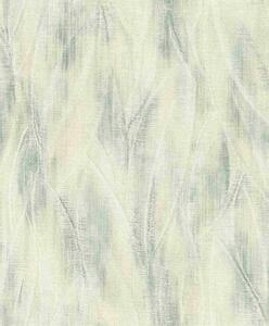 RASCH | Vliesová tapeta na stenu Country Charme 486230 | 0,53 x 10,05 m | zelená, béžová