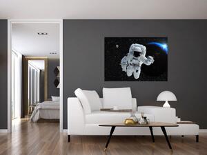 Obraz astronauta vo vesmíre (Obraz 60x40cm)